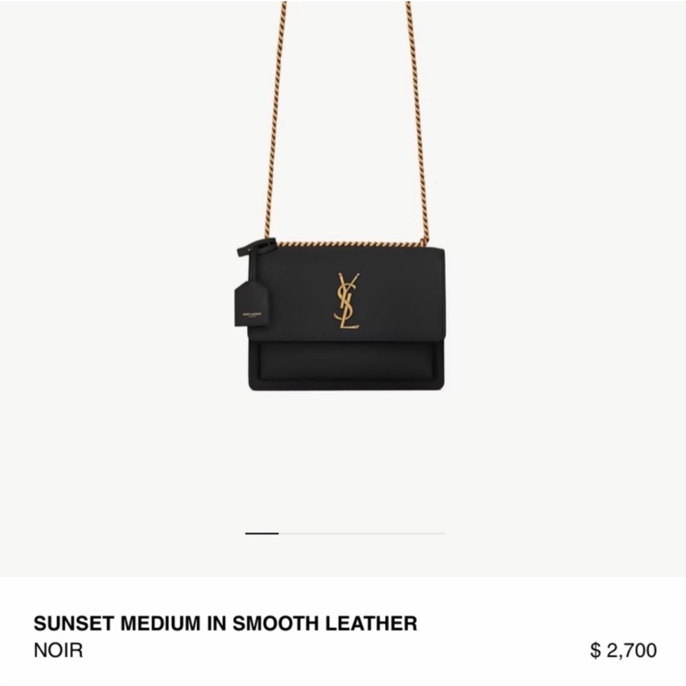 Yves Saint Laurent Black Crossbody Bag